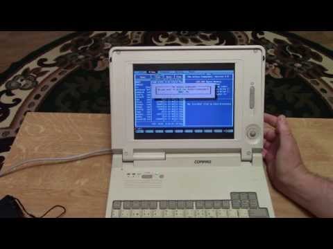 Видео: внешний обзор Ноутбука Compaq LTE Elite 4/75CX
