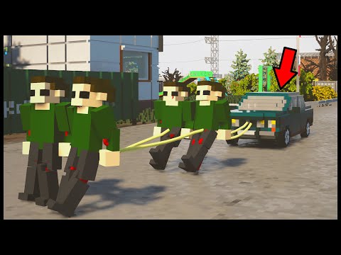 Видео: Сколько ЧЕЛОВЕК ПОТЯНЕТ МАШИНУ!? - TearDown