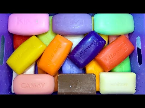 Видео: ASMR 🔪Cutting soap 💜🧡💚💛🤍🩷🤎Beautiful soap 🔥🫶🏻👌🏻Резка мыла😋😍