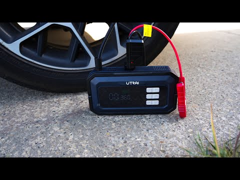 Видео: Накачайте шины, включите аварийное освещение и запустите автомобиль с помощью одного устройства