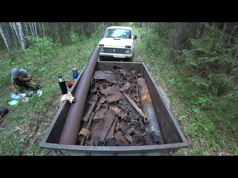 Видео: ПРИОБРЁЛ ЕЩЁ ОДИН УАЗ ВМЕСТЕ С ПРИЦЕПОМ! ОПЯТЬ ЕДЕМ В ЛЕС НА ПОИСКИ МЕТАЛЛОЛОМА!