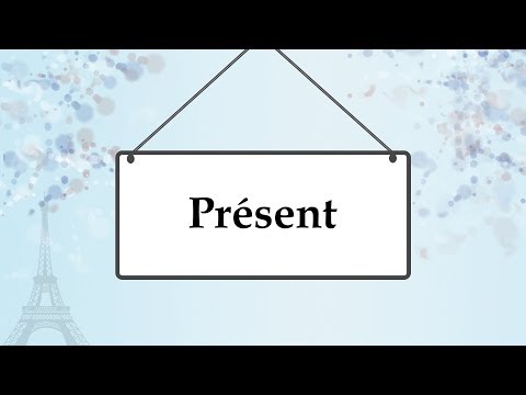 Видео: Настоящее время во французском языке; Présent