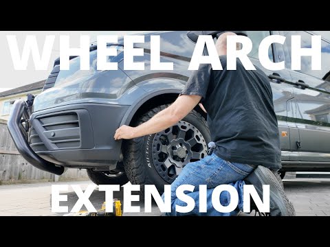 Видео: РАСШИРИТЕЛЬ КОЛЕСНОЙ АРКИ VW CRAFTER/MAN, самостоятельная сборка кемпера VW Crafter