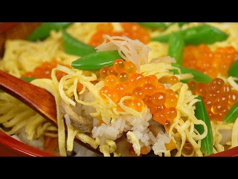 Видео: Рецепт суши Чираши (Хинамацури Чирасидзуси | Смешанный рис для суши с красивой начинкой)