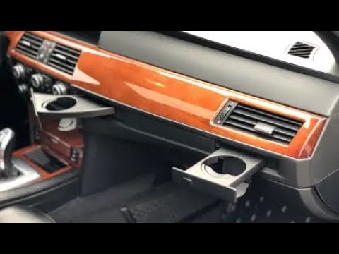Видео: Как поменять подстаканник в BMW e 60 быстро и без повреждений 