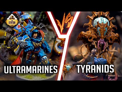 Видео: Ультрамарины против Тиранидов! I Репорт | 1000 очков I Warhammer 40000
