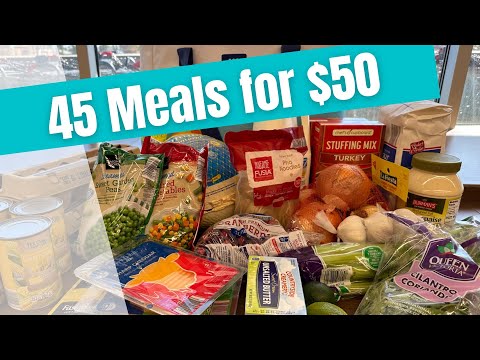Видео: 45 блюд за 50 долларов | Быстрые и простые рецепты | Бюджетный план питания | Рецепты из индейки