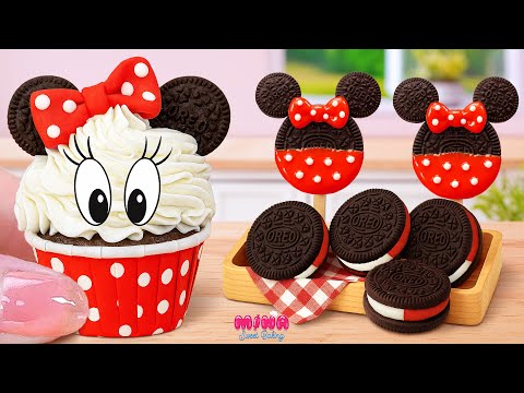 Видео: 💙Лучшее из торта Минни OREO💙Рецепт мини-мороженого с шоколадом Oreo и капкейков | Mina Sweet Baking