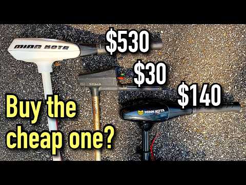 Видео: 12-вольтовые троллинговые моторы. Подойдет ли какой-либо из них для небольшой лодки?