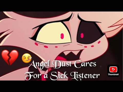Видео: Angel Dust заботится о вас, когда вы больны // Comfort ASMR // Angel x Listener
