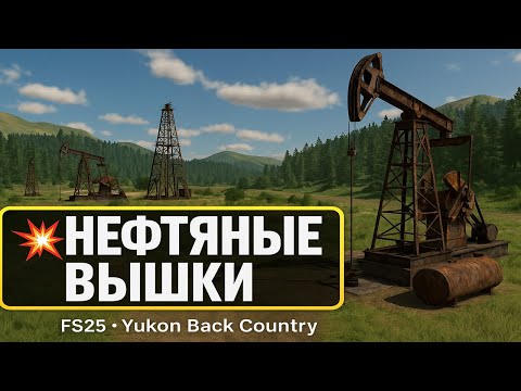 Видео: ДОБЫЧА НЕФТИ В ФС 25! НЕФТЯНЫЕ ВЫШКИ! Yukon Back Country! СТАРАТЕЛЬ-7 серия!