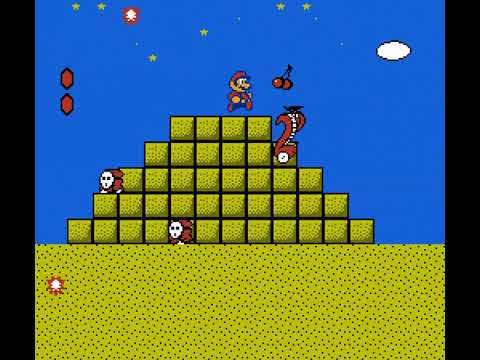 Видео: прохождение Super Mario Bros  2 (nes)