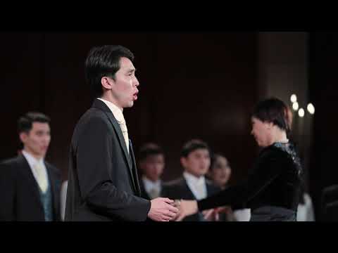 Видео: "Көзімнің қарасы" Камерный хор Гос.акад.филармонии г.Нур-Султан. Дирижер Гульмира Куттыбадамова