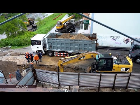 Видео: В Магадане продолжается реконструкция недостроенного корпуса политехникума