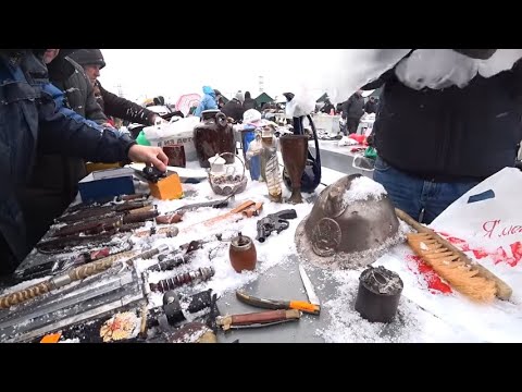 Видео: Барахолка Москва . Блошиный рынок в Новоподрезково