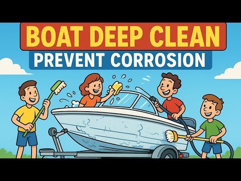 Видео: Глубокая очистка лодки для предотвращения коррозии