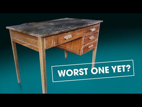 Видео: Стол «Путешествие во времени» — превращаем стол 70-х годов в стиль середины века | Реставрация ме...