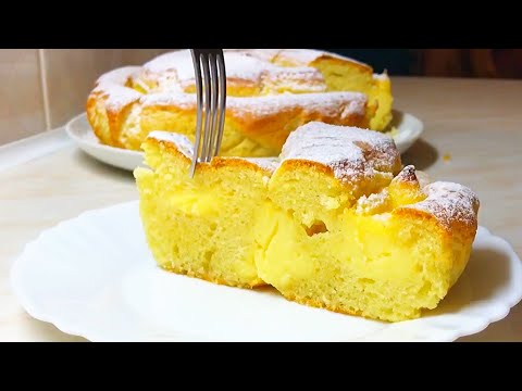 Видео: Тающий Пирог с кремом Стаканчиковый пирог  БЕЗ ВЕСОВ рецепт  Проще не придумаешь