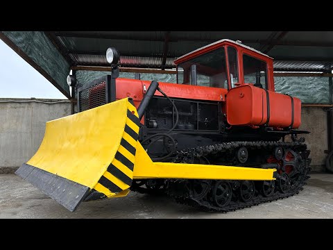 Видео: Капитальный ремонт ДТ-75. Итоги работы по восстановлению. Волгоград (Ерзовка).