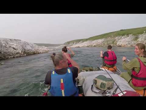 Видео: Сплав по реке Кара от "Большого карского каньона" до устья р. Нярмаяха. Часть 3.