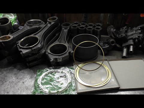 Видео: Вес шатунов. Кольца 0,15 мм.под гильзы Ямз-238. Оправка и прочее... Урал лесовоз.