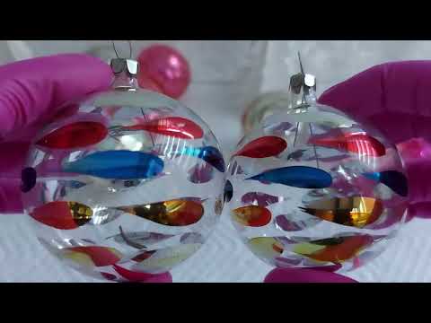 Видео: 🎄 Шары КАУСТИК они  же ГЛИНКА . Елочные игрушки СССР.