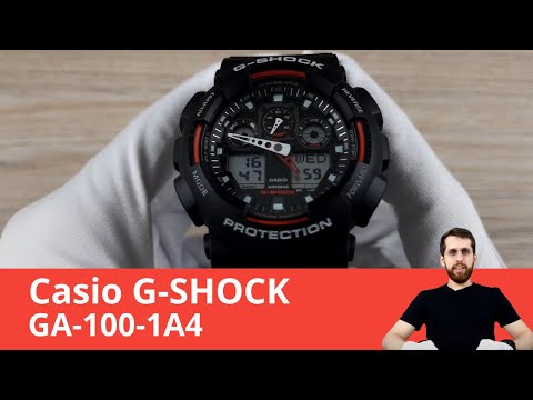 Видео: Обзор часов Casio G-SHOCK GA-100-1A4