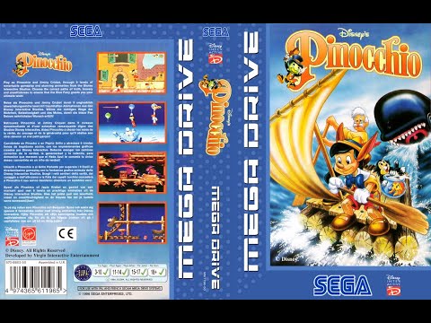 Видео: Pinocchio (sega) - complete (пройден)