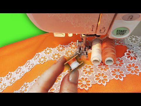 Видео: 💖 9 Швейные советы и хитрости при работе с кружевом (без оверлока). Основы шитья для начинающих