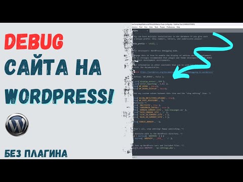 Видео: Debug на сайте WordPress. Включить режим отладки