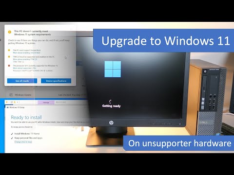 Видео: Обновление до Windows 11 на неподдерживаемом оборудовании