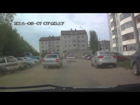 Видео: Погоня за приорой  в Сыктывкаре