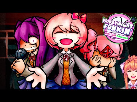 Видео: МОНИКА ВЕРНУЛАСЬ! ЦЕЛЫЙ ЧАС DDLC в FNF! 💜 Friday Night Funkin': Doki Doki Takeover!