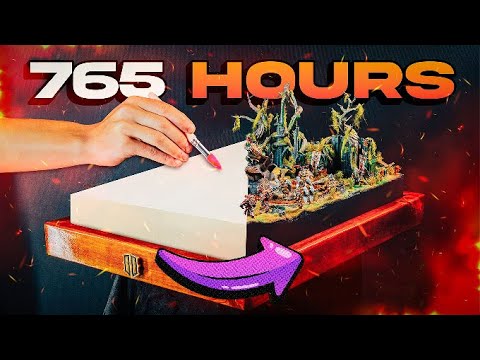 Видео: Строим самую безумную диораму Warhammer 40K