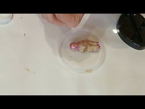 Видео: Ёлочные игрушки СССР Реставрация ребёнок с погремушкой часть 1