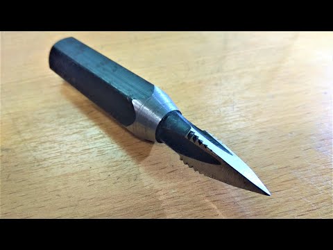 Видео: Трехгранный шабер из метчика