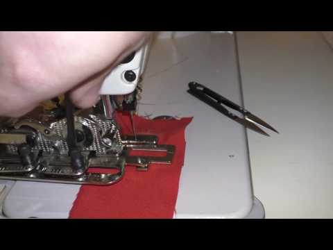 Видео: Приспособление для выметывания петель YS-4455 Industrial buttonholer