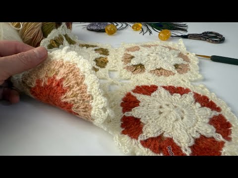 Видео: Многослойная любовь ❤️‍🔥 Вязание крючком! Давайте сделаем двухслойные 3D цветочные мотивы #crochet