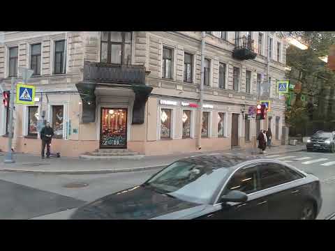 Видео: Из окна трамвая. Маршрут №41 г. Санкт-Петербург, площадь Тургенева - завод Северная Верфь