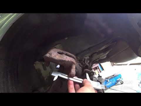 Видео: как поменять задние тормозные диски и как свести супорт ФОРД МОНДЕО 4 !