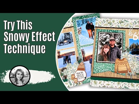 Видео: Добавьте морозного волшебства в макеты вашего зимнего альбома