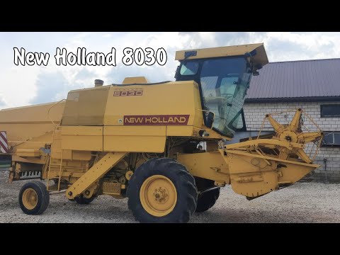 Видео: New Holland 8030 з Швеції. Комбайн продається. В Польщі почались дощі