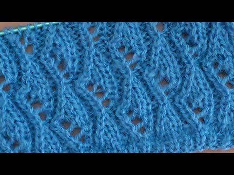 Видео: Шикарный узор спицами для джемпера, жакета, маечки, жилета.