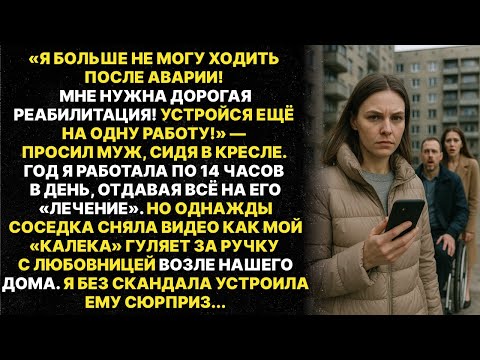 Видео: Мой муж притворялся больным, чтобы я работала на двух работах, в это время изменял мне с любовницей