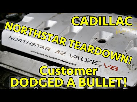 Видео: Клиент вернул этот Cadillac Northstar L37 4.6L V8. Сколько всего мы можем найти неисправного?