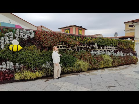 Видео: Из Генуи за покупками в аутлет Serravalle. #2часть новогоднего путешествия