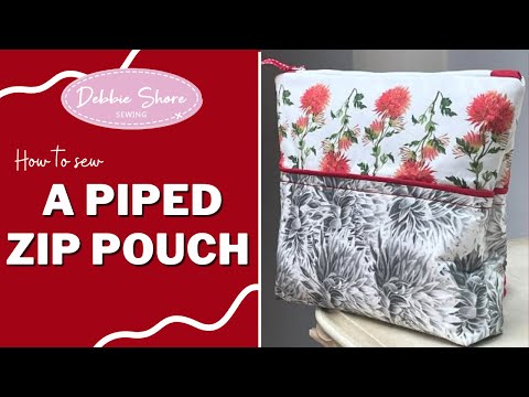 Видео: Как сшить сумочку с застежкой-молнией от Дебби Шор