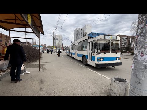 Видео: 🔥 4К: Барнаульский троллейбус ЗиУ-683 КВР БТРМ (4008) 🔥 Последний в Барнауле.