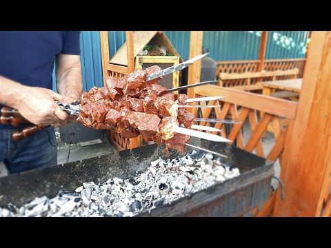 Видео: СЕРДЦЕ на МАНГАЛЕ.ШАШЛЫК из СЕРДЦА.