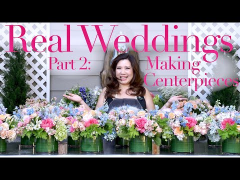 Видео: Настоящие свадьбы. Часть 2: создание множества центральных элементов в рекордные сроки